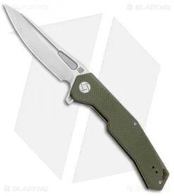 Artisan Cutlery Zumwalt Liner Lock Knife Textured Green G-10 (3.8" Satin)