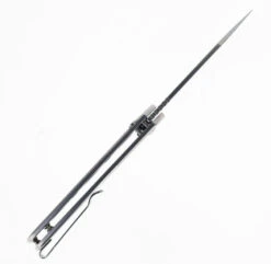 CJRB Pyrite Button Lock Folding Knife Steel Handle AR-RPM9 Wharncliffe Plain Edge Stonewash Finish J1925A-ST -Pocket Knife Shop CJRB 1925a ST 06 70058.1681828633