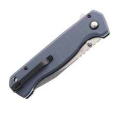 CJRB Chord Button Lock Folding Knife Gray G10 Handle AR-RPM9 Plain Edge Stonewash Finish J1927-GY -Pocket Knife Shop CJRB 1927 GY 02 66545.1683653183