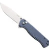 CJRB Chord Button Lock Folding Knife Gray G10 Handle AR-RPM9 Plain Edge Stonewash Finish J1927-GY