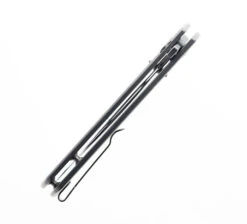 CJRB Chord Button Lock Folding Knife Stainless Skeletonized Handle HRC59-61 Drop Point Plain Edge Stonewash Finish J1927-ST -Pocket Knife Shop CJRB 1927 ST 04 75776.1683653288