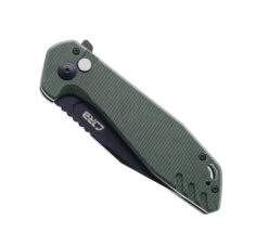 CJRB Riff Button Lock Folding Knife Green Micarta Handle AR-RPM9 Clip Point Plain Black Blade J1928-BMGN -Pocket Knife Shop CJRB 1928 BMGN 01 36334.1683652953