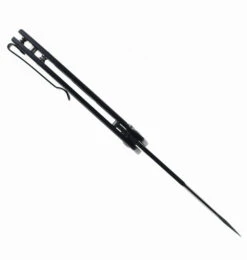 CJRB Ekko Button Lock Folding Knife Black Steel Handle AR-RPM9 Drop Point Plain Black Blade J1929B-BST -Pocket Knife Shop CJRB 1929B BST 05 70823.1681757162