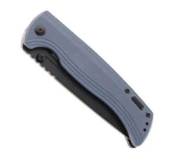 CJRB Resource J Folding Knife Gray G10 Handle AR-RPM9 Drop Point Plain Black Blade J1932-BGY -Pocket Knife Shop CJRB 1932 BGY 01 37275.1694708359