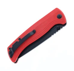 CJRB Resource J Folding Knife Red G10 Handle AR-RPM9 Drop Point Plain Black Blade J1932-BRE -Pocket Knife Shop CJRB 1932 BRE 03 45888.1694708419