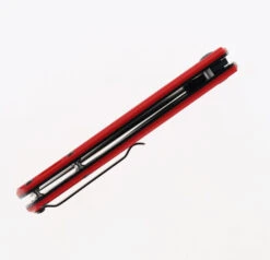 CJRB Resource J Folding Knife Red G10 Handle AR-RPM9 Drop Point Plain Black Blade J1932-BRE -Pocket Knife Shop CJRB 1932 BRE 04 02972.1694708418