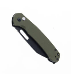 CJRB Pyrite Wharncliffe Folding Knife Green G10 Handle AR-RPM9 Wharncliffe Plain Edge Black Finish J1925A-BGN -Pocket Knife Shop CJRB J1925A BGN 01 53809.1689262808