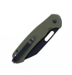 CJRB Pyrite Wharncliffe Folding Knife Green G10 Handle AR-RPM9 Wharncliffe Plain Edge Black Finish J1925A-BGN -Pocket Knife Shop CJRB J1925A BGN 03 00139.1689262807