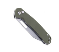 CJRB Pyrite Wharncliffe Folding Knife Green G10 Handle AR-RPM9 Wharncliffe Plain Edge Stonewash Finish J1925A-GN -Pocket Knife Shop CJRB J1925A GN 01 78023.1689262770