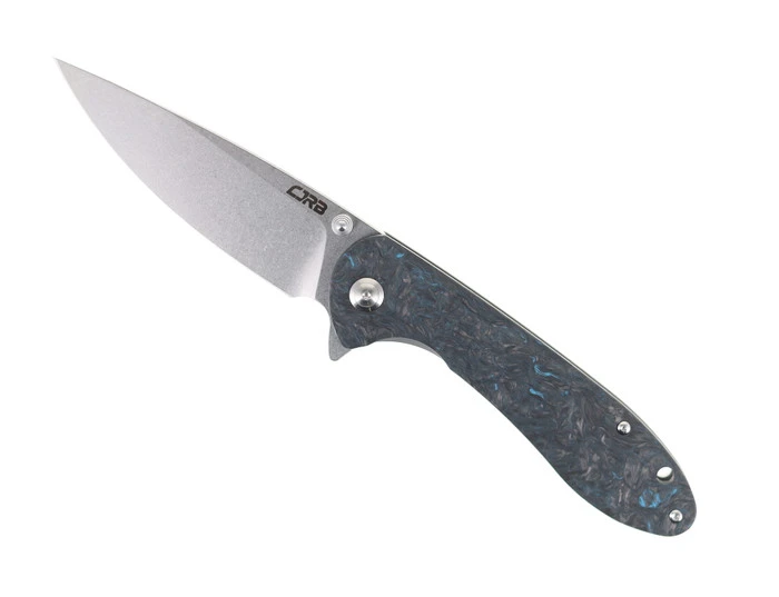 WMK Exclusive CJRB Large Feldspar Flipper Titanium Blue Fat Carbon Handle Frame Lock M390 Blade CJ1912L-DMB 1 WMK Exclusive CJRB Large Feldspar Flipper Titanium Blue Fat Carbon Handle Frame Lock M390 Blade CJ1912L-DMB