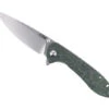 WMK Exclusive CJRB Large Feldspar Flipper Titanium Green Fat Carbon Handle Frame Lock M390 Blade CJ1912L-DMG