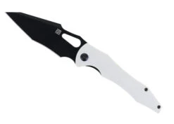 WMK Exclusive Artisan Cutlery Great White Folding Knife White G10 DLC Coated Blade 1841P-BWH