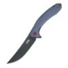 CJRB Gobi Folding Knife Gray G10 Handle AR-RPM9 Upswept Black Plain Blade CJ1906-BGYC