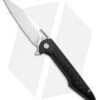 Artisan Cutlery Archaeo Frame Lock Flipper Knife Black Ti/CF (3.75" Satin)