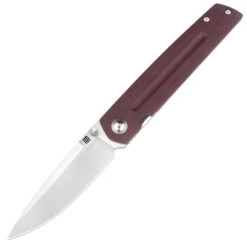 Artisan Cutlery Sirius Folding Knife Front Flipper DRC Micarta Handle S35VN Drop Point Plain Edge 1849P-DRC