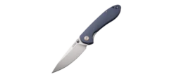 CJRB Feldspar Liner Lock Knife Gray G10 Handle Plain SW D2 Blade J1912GYC
