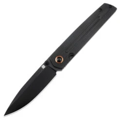 Artisan Cutlery Sirius Folding Knife Black G10 Handle AR-RPM9 Drop Point Plain Black Blade 1849P-BBK