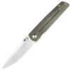 Artisan Cutlery Sirius Folding Knife Front Flipper OD Green Micarta Handle S35VN Drop Point Plain Edge 1849P-ODG