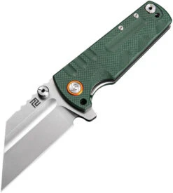Artisan Proponent Liner Lock Knife Green G10 Handle Plain D2 Blade ATZ-1820P-GNF