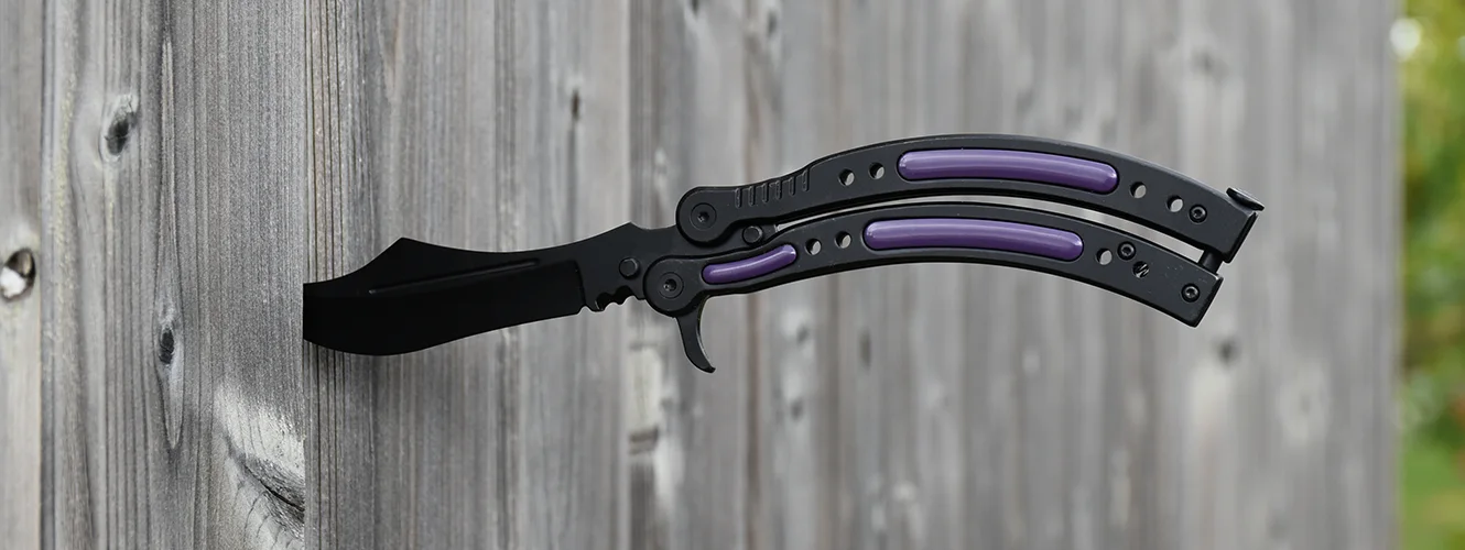 Pocket Knife Shop -Pocket Knife Shop Butterfly Ultraviolet IRL